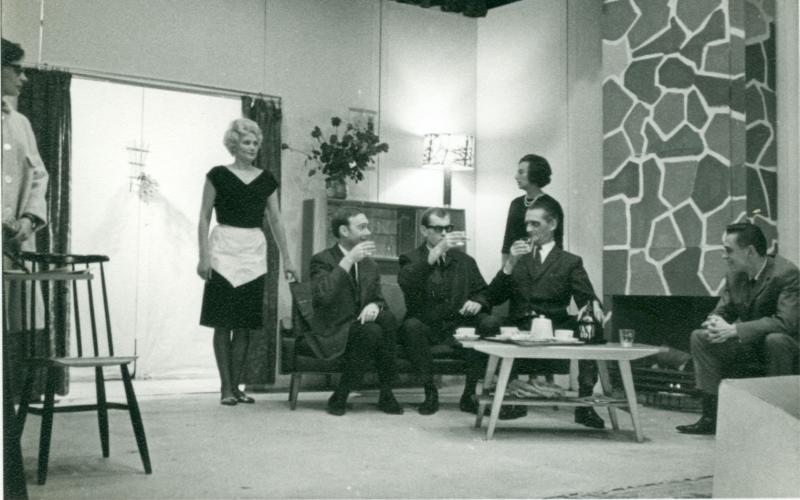 29 met v.l.n.r. Yvonne vd Werf, Sien Aardenburg-Oenen, Kees Meeuwsen, Ruth Keff, Jaap vd Werf, Annie Keff-May, Nico Luttik